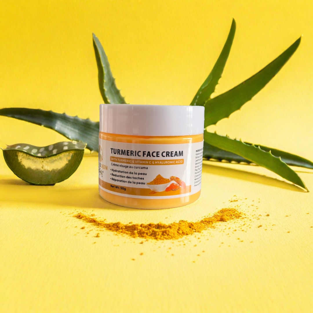 Crème hydratante au curcuma ‘’ anti-tâches’’