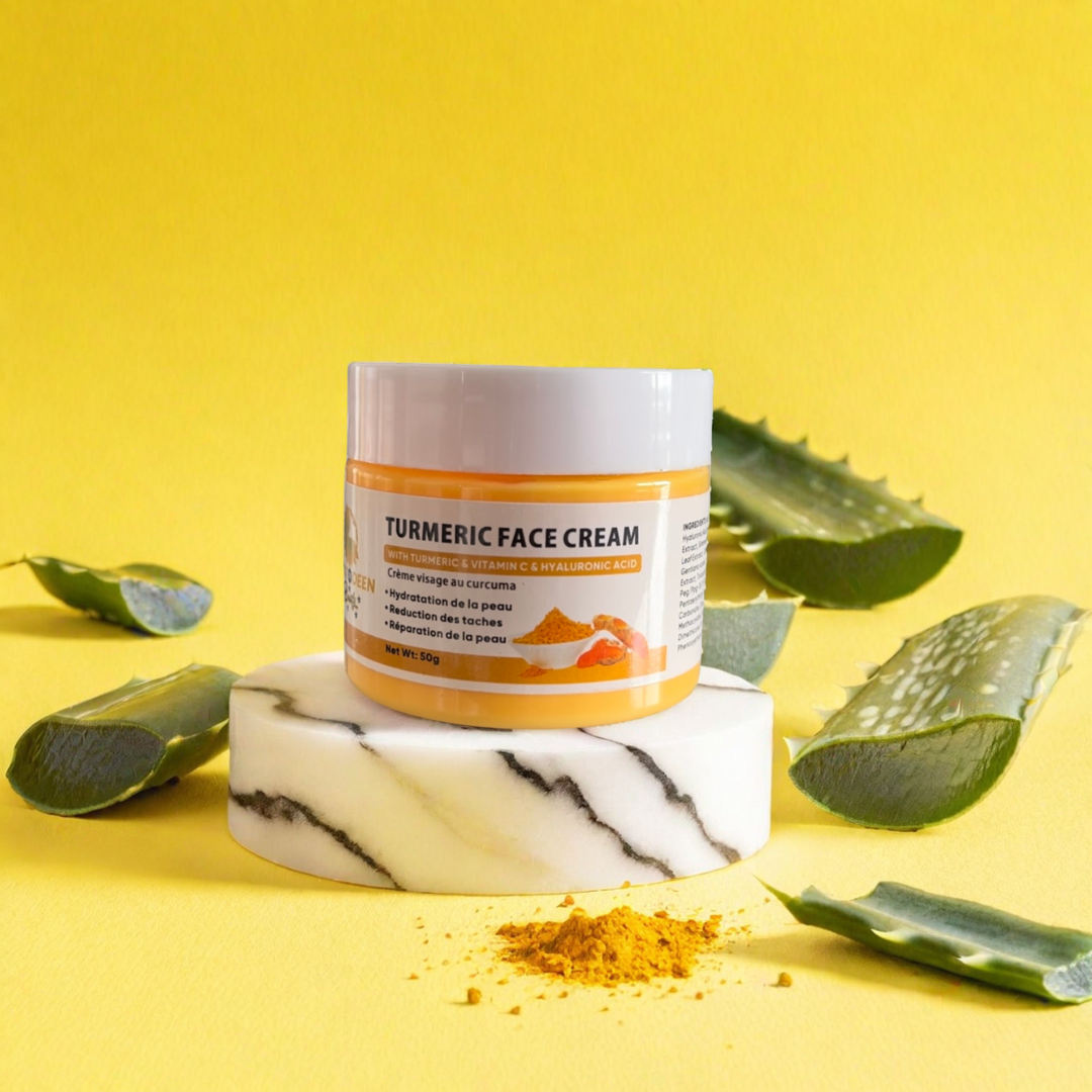 Crème hydratante au curcuma ‘’ anti-tâches’’