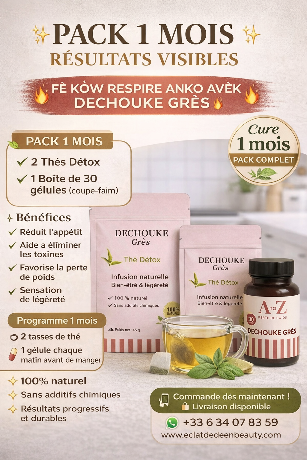 Dechouke PACK 1 mois